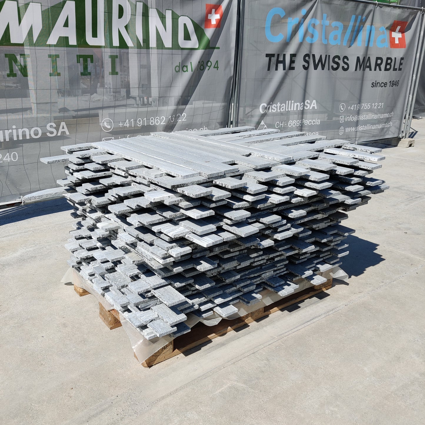 Listelli da Rivestimento in granito Maggia Wild - SP 1.2-1.5 cm - 20 mq